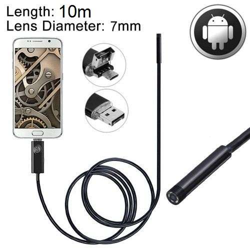 Endoscope - Wire Camera - 10m Android & Windows PC compatible Endoscope