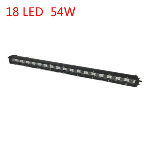 19" 54W 18 LED Single Row LED BAR CAR LIGHT(SUV VAN)