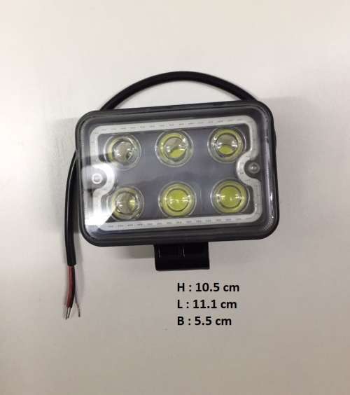 4D 18W Rectangle LED Spotlight - 18W 4D Rectangle LED Spotlight for Car and 4X4 users