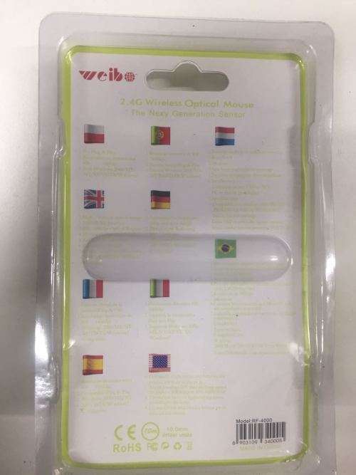 Wireless Mouse - 2.4G Wireless Optic Mouse - Wireless 3 Button Mouse