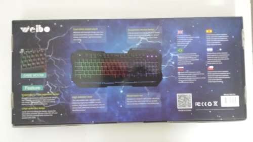 Wired Gaming Keyboard, Backlit for a great gaming experience