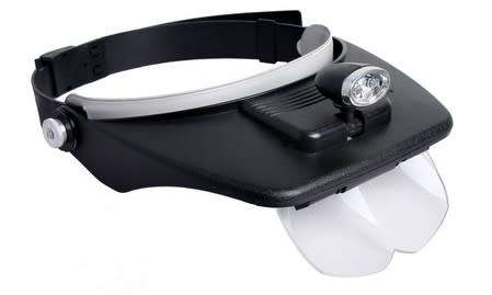 Magnifying Headset - Magnifying Glasses Headset - Magnifying Headset with 4 different Lens'