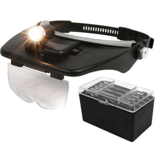 Magnifying Headset - Magnifying Glasses Headset - Magnifying Headset with 4 different Lens'