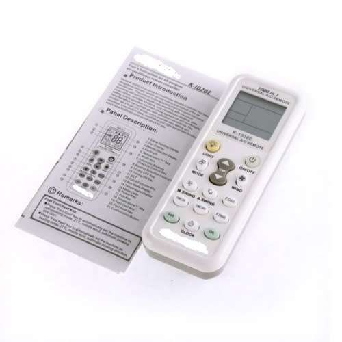 Air Conditioner Remote - Universal Air-Con Remote - 1000-in-1 Air-Con Remote