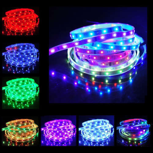 RGB 5m Strobe Strip Light - 5050 RGB LED strip Light - 5m 5050 RGB LED Strobe Light