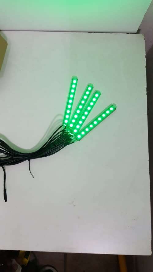 Car Strobe Lights - In Car 4 x 9 LED Strobe Lights With switch and controller