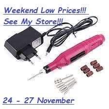 Nail Drill - 18000RPM Detail Rotary Carver - Multi-purpose Detail Nail Drill - BLACK FRIDAY SPECIAL!