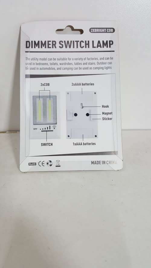 LED Switch Light - LED Dimmer Switch Light - Dimmable Magnetic Lamp