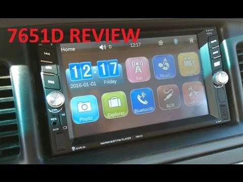 Car Radio - 7" Double Din Touch screen Radio - 7" Car Radio BT/FM/USB MP5 player