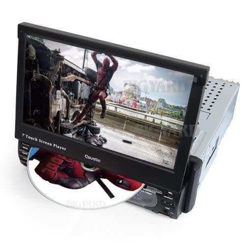 Car Radio - 7" Touch screen In-Dash Media player - 7" Radio with BT/DVD/AUX/USB MP5 player