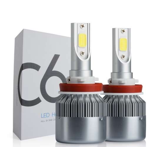 LED Headlight Kit - C6 H8/H9/H11 2pin LED Head Light Kit - H8//H9H11 2pin LED Headlights