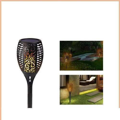 Solar Light - LED Solar Torch Light - Solar Courtyard Light - Parth Light