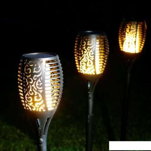 Solar Light - LED Solar Torch Light - Solar Courtyard Light - Parth Light