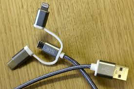 USB Cable - 3 in 1 USB Cable - iPhone, Samsung & Huawei USB Cable