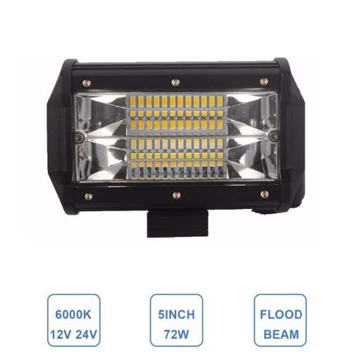 72W 24 LED Bar Light - Hight Brightness New Design 72W 6000K LED Bar Light