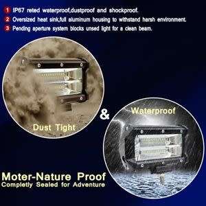 72W 24 LED Bar Light - Hight Brightness New Design 72W 6000K LED Bar Light