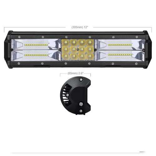 180W 48 x12 LED Bar Light - Hight Brightness New Design 180W 6000K LED Bar Light