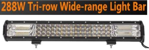 288W 48 x 48 LED Bar Light - Hight Brightness New Design 288W 6000K LED Bar Light