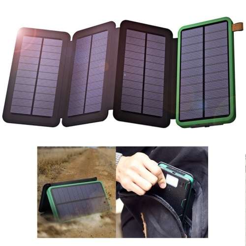 Power Bank - Solar Power Bank 20800mAh