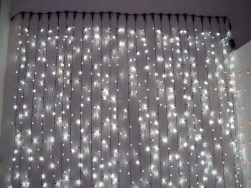 Fairy Curtain - 3m x 3m Fairy Curtain - White or Multi-Color 3m x 3m Fairy Curtain
