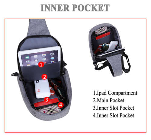 Anti-Theft Bag - 11" Stylish Design Anti-Theft Tablet Safety Bag - 11 inch Anti-Theft Bag(Wholesale)