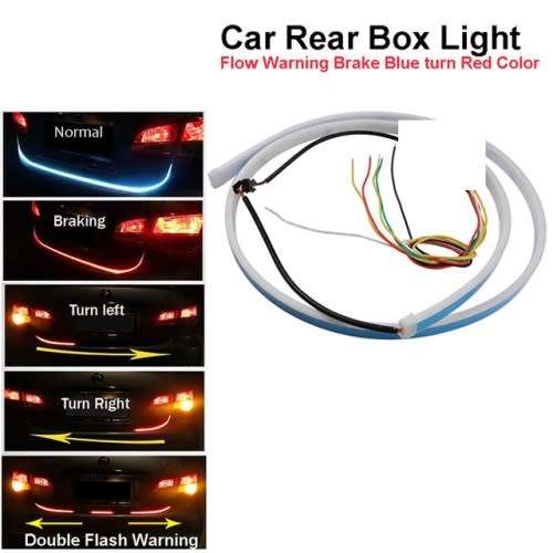 Tail Light - Rear Multi-purpose Tail Light - 4-in-1 LED Tail Light Strip - 12V Rear LED Light