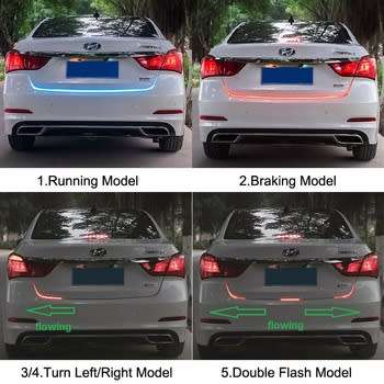 Tail Light - Rear Multi-purpose Tail Light - 4-in-1 LED Tail Light Strip - 12V Rear LED Light