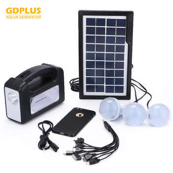 Solar Light Kit -  Outdoor Solar Lighting System - 3 Bulb LED Solar Light Kit