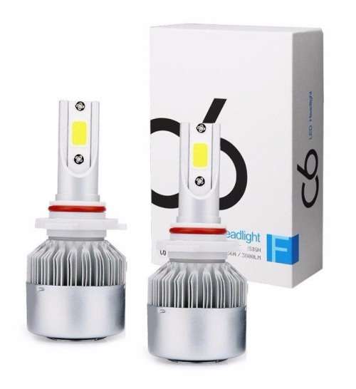 LED Headlight Kit - C6 9005 12V 2pin LED Head Light Kit - 9005 2pin 12V LED Headlights