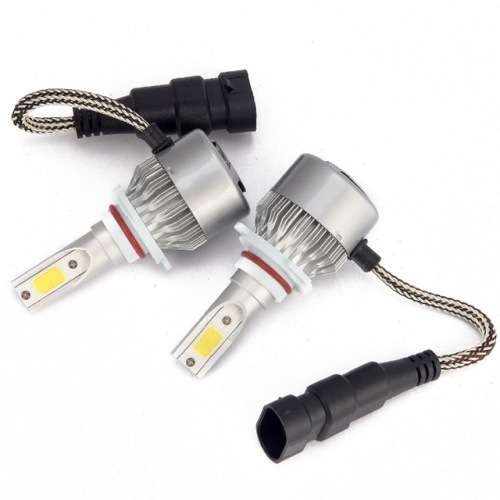 LED Headlight Kit - C6 9006 12V 2pin LED Head Light Kit - 9006 2pin 12V LED Headlights