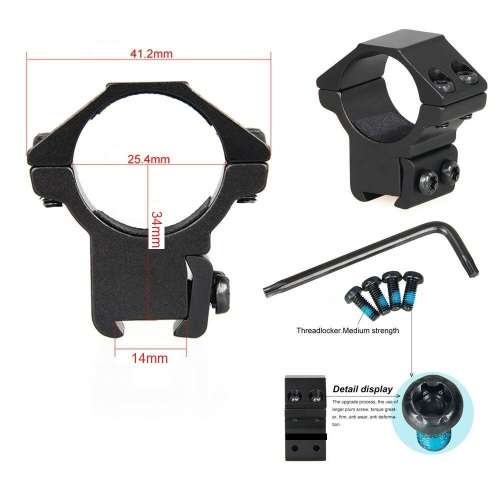 Rifle Scope Mount - Scope Brackets - Steel Scope Mount - Scope & Torch Brackets