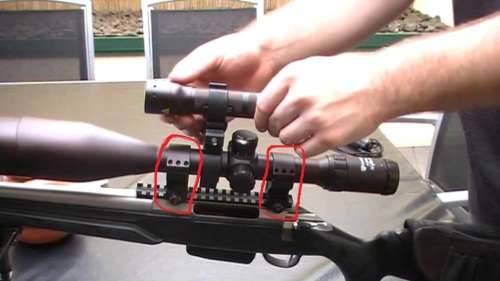 Rifle Scope Mount - Scope Brackets - Steel Scope Mount - Scope & Torch Brackets