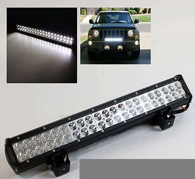 126W 42 LED Bar Light - Hight Brightness New Design 126W 6000K LED Bar Light