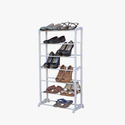 Shoe Rack - 7 Tier Shoe Rack - DIY 7 Tier Shoe Rack - Easy To Assemble 7 Tier Shoe Rack