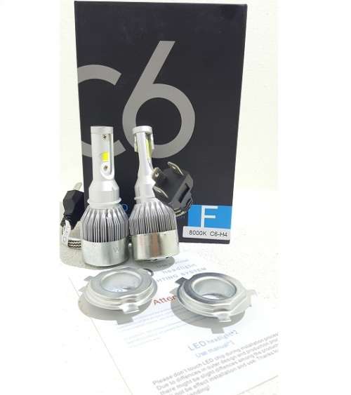 LED Headlight Kits - C6 H4 40W 3pin LED HeadLight Kits - H4 3pin 12V~24V LED Headlights