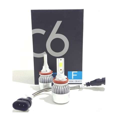 LED Headlight Kit - C6 H8/H9/H11 40W LED Head Light Kit - H8//H9H11 2pin 12V~24V LED Headlights