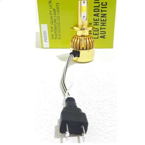 LED Headlight Kit - C6 H7 50W 2pin LED Headlight Kit - Gold H7 12V~24V Dual Colour Headlight