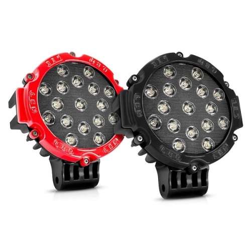 51W LED Spotlight - 7" 51W 17 LED Spotlight - 51W 7" Heavy Duty Spot Light in 2 available Colours