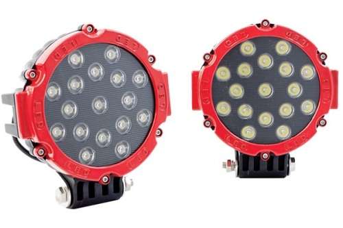 51W LED Spotlight - 7" 51W 17 LED Spotlight - 51W 7" Heavy Duty Spot Light in 2 available Colours