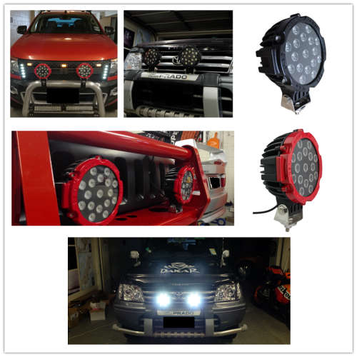 51W LED Spotlight - 7" 51W 17 LED Spotlight - 51W 7" Heavy Duty Spot Light in 2 available Colours