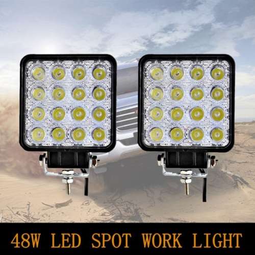 48W LED Spot Lights - 48W 4" LED Spotlight with big heat sink for heat distribution