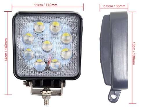 27W LED Spot Light - 5D 27W LED Spot Light - 27W 4` 3.5cm Width LED Spotlight