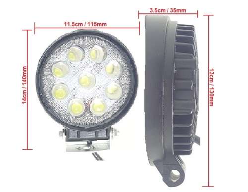 27W LED Spot Light - 5D 27W LED Spot Light - 27W 4.5" 3.5cm Width LED Spotlight
