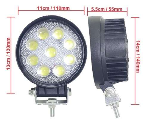 27W LED Spot Light - 5D 27W LED Spot Light - 27W 4" 5.5cm Width LED Spotlight