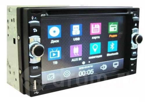 Car Radio - 7" Double Din Touch screen Radio - 7" Car Radio GPS/CD/DVD/BT/FM/SD/AUX/USB MP5 player