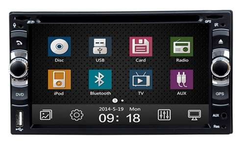 Car Radio - 7" Double Din Touch screen Radio - 7" Car Radio GPS/CD/DVD/BT/FM/SD/AUX/USB MP5 player