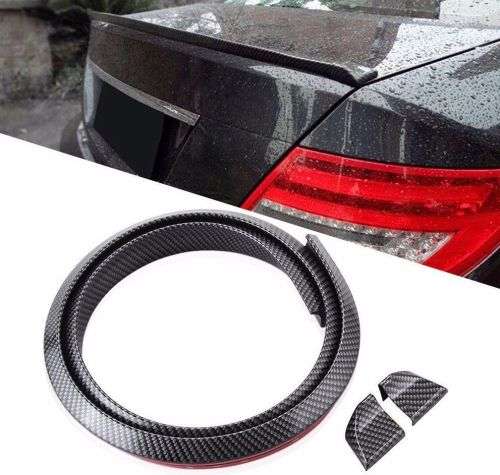 Boot Spoiler - 1.5m Rubber Carbon Look Tail And Glass Spoiler