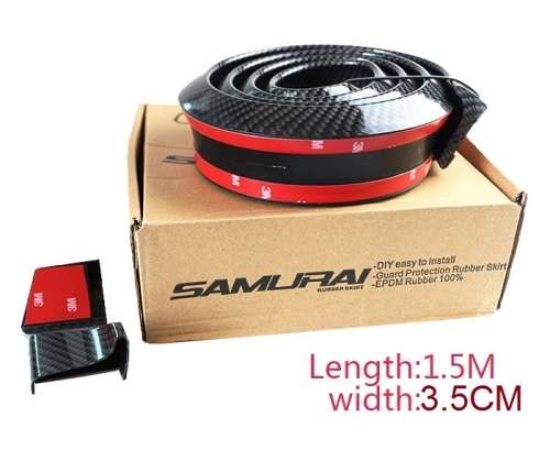 Boot Spoiler - 1.5m Rubber Carbon Look Tail And Glass Spoiler