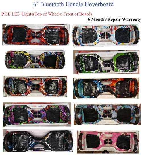 6" Bluetooth Hoverboard - Hoverboard Multiple Colours available(See Images)