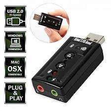 USB Virtual 7.1 channel sound Adapter